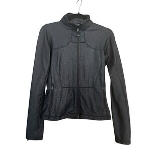 Lululemon Define Jacket Size 8 Dark Gray Full Zip Athletic Yoga Running